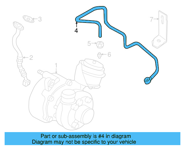Oil Return Line 038-145-736-C - View 3