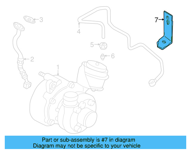 Oil Line Bracket 038-145-859-F - View 4