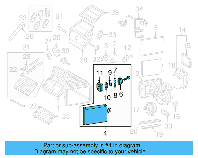 Evaporator Assembly 7P0-820-101-B - View 4