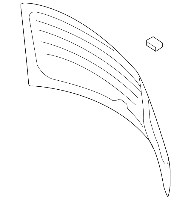 Lift Gate Glass 5G6-845-051-BJ-NVB - View 5