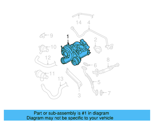Turbocharger 06A-145-713-F