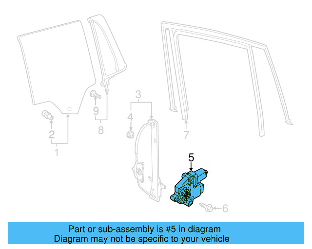 Window Motor 80A-959-812-A - View 8