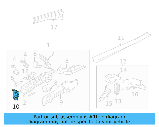 Rail End 5Q0-804-181-B - View 22
