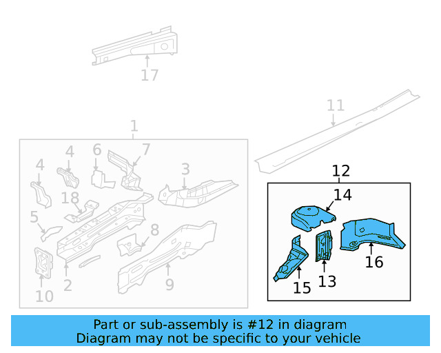 Apron Assembly 5QN-805-115 - View 3