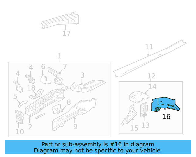 Apron Assembly 5QN-805-115 - View 4