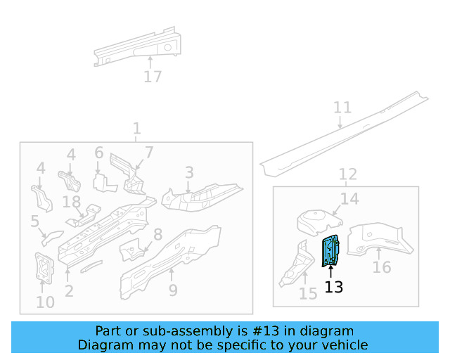 Apron Assembly Reinforcement 5QN-805-077 - View 4