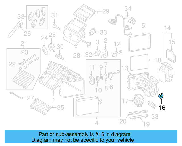 Intake Duct Clamp 7H0-819-059 - View 5