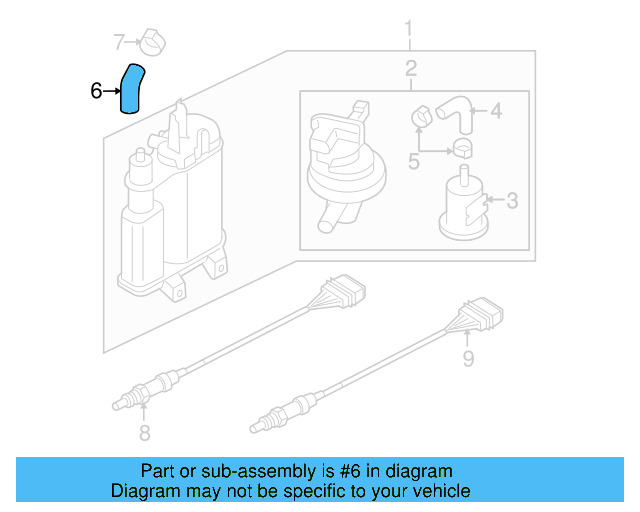 Breather Tube 3C0-201-336 - View 8