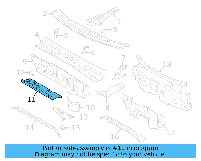 Center Plate 5Q0-805-277 - View 15