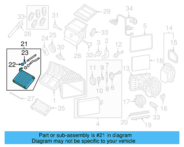 Heater Core 7P0-819-031