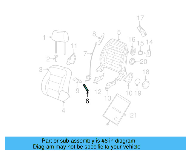 Tension Spring 1J0-881-497 - View 3