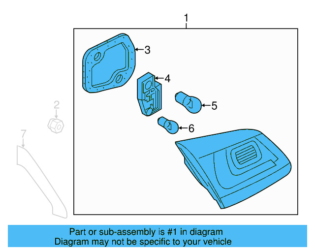 Tail Lamp Assembly 7P6-945-094-C - View 5