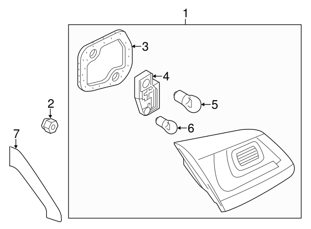Backup Lamp Assembly Nut N-100-173-04 - View 34