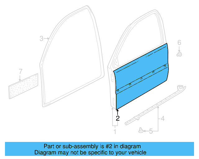 Outer Panel 1J4-831-056-K - View 6