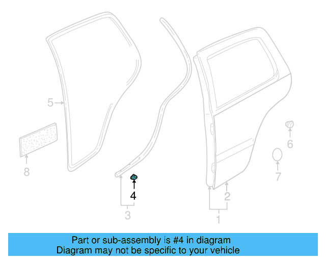 Lower Seal Clip 3B0-839-723 - View 9