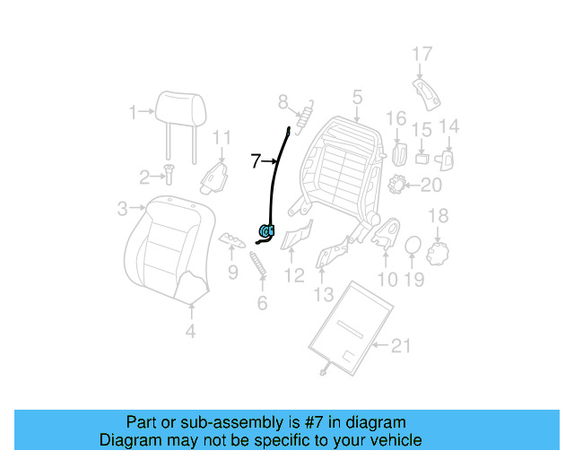 Release Cable 1J0-881-595-B - View 13