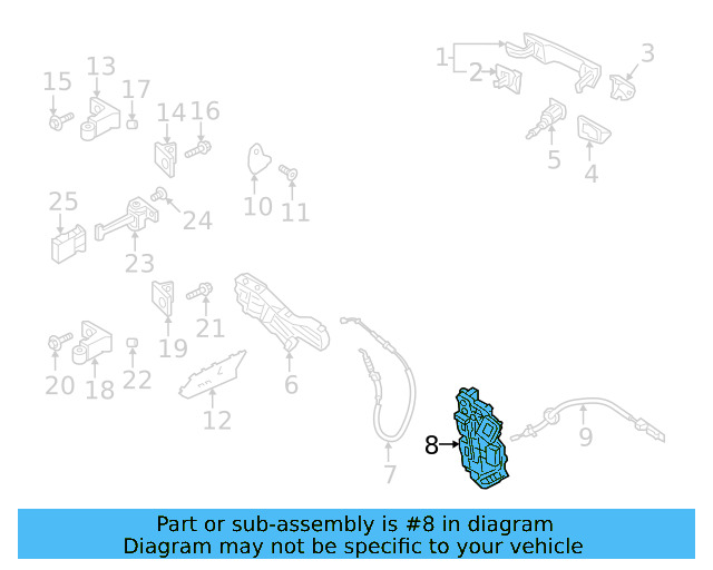 Door Lock Actuator Motor 5NB-837-015-E - View 3