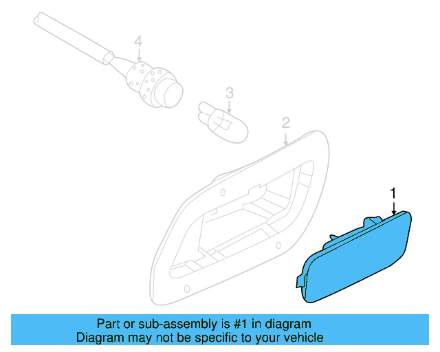 Side Marker Lamp 5K0-945-072