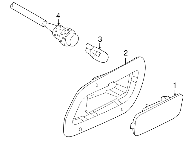 Side Marker Lamp 5K0-945-071