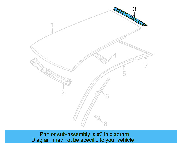 Rear Header 1J5-817-161-A - View 3
