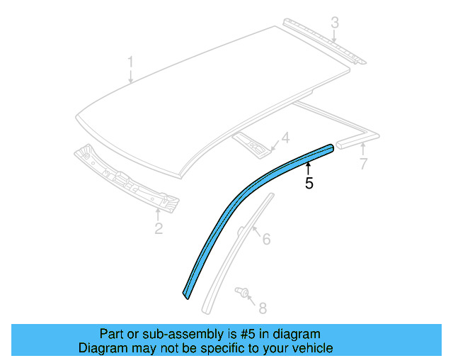 Drip Rail 1J5-853-705-H-B41 - View 3