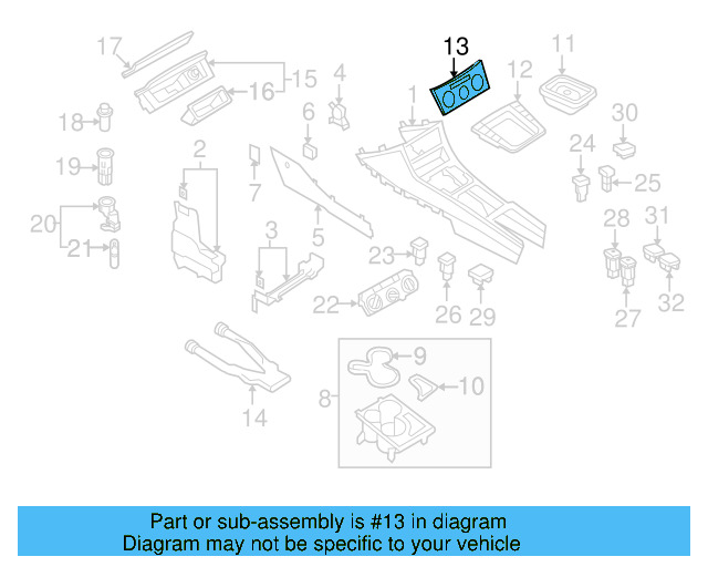Face Plate 3C8-863-100-A-20V - View 3