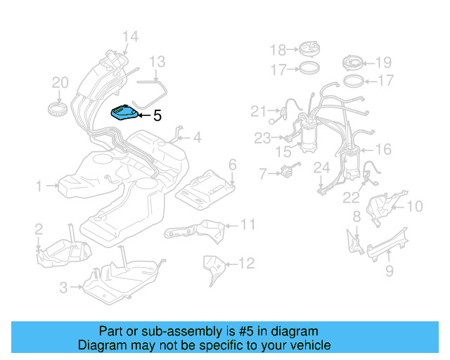 Fuel Tank Shield 7L0-201-980 - View 3