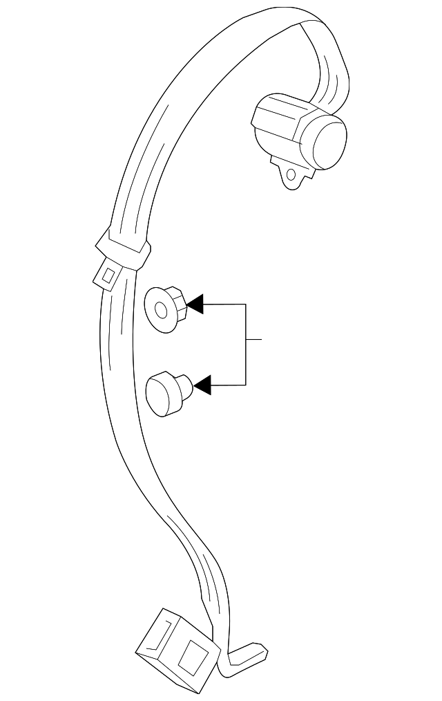 Center Seat Belt 5C6-857-807-D-RAA