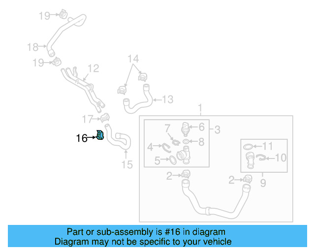 Reservoir Hose Clamp N-906-869-02 - View 258