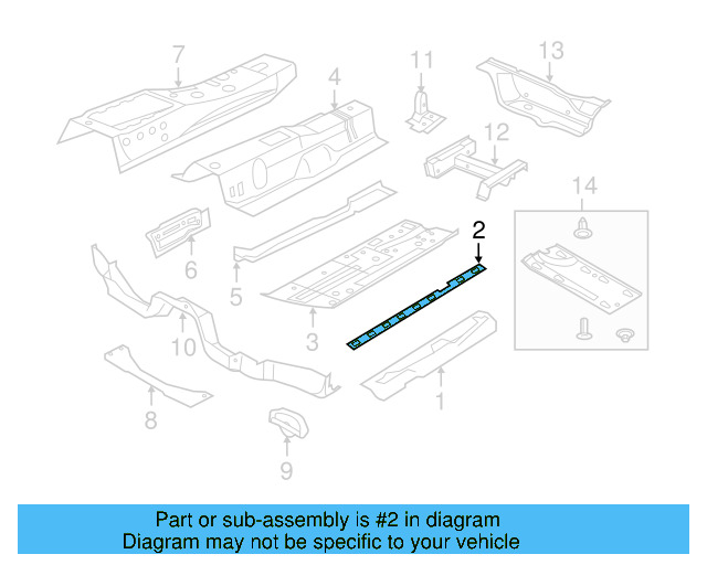 Sill Reinforced 5C5-802-307 - View 5