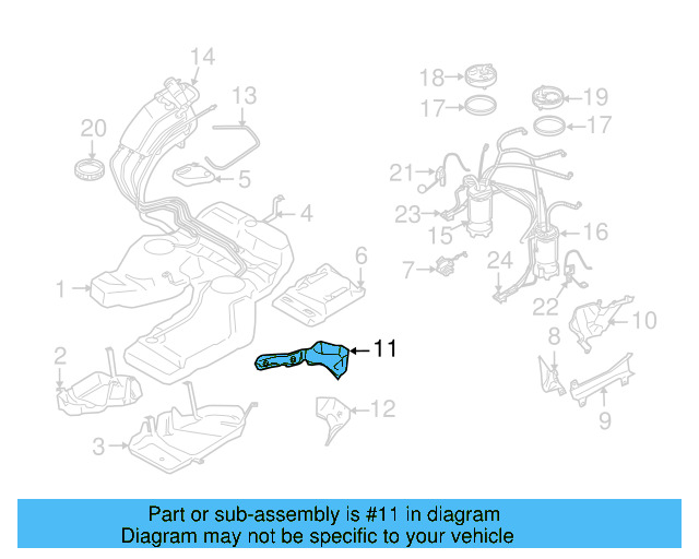 Tank Shield 7L0-201-968-A - View 4