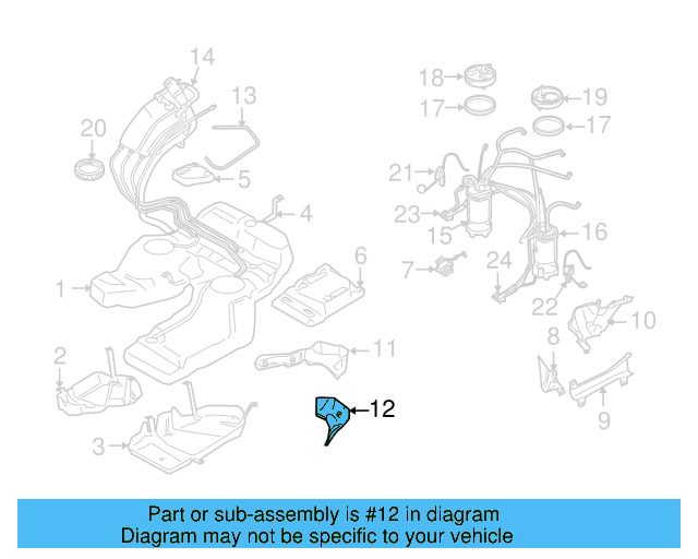 Tank Shield 7L0-201-967-A - View 7