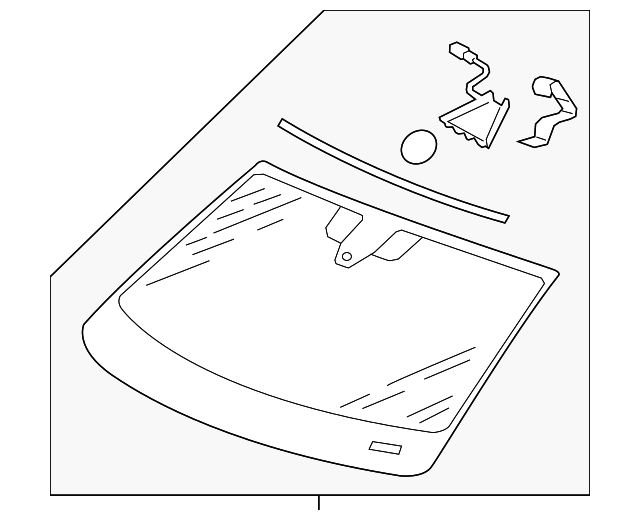 Windshield 3G8-845-011-K-NVB