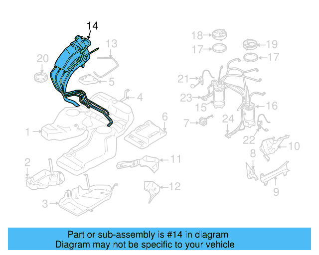 Breather Tube 7L0-201-166 - View 3