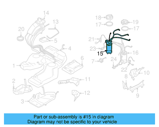 Fuel Pump Assembly 7L6-919-088-C - View 4