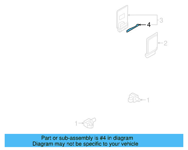 Mount Bracket Strip 811-857-991-B - View 3