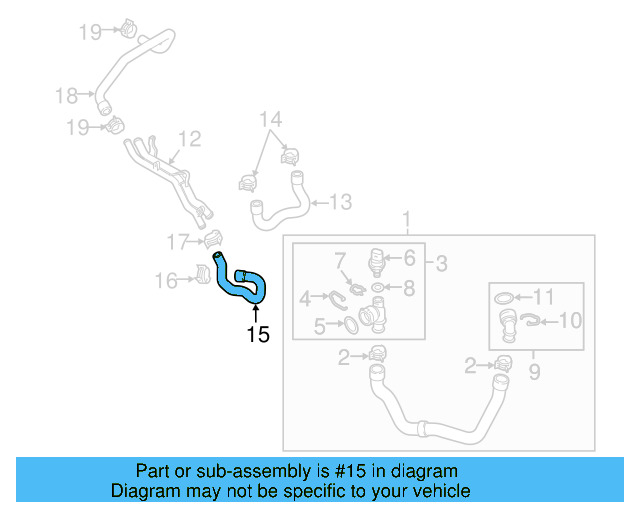 Outlet Hose 5C0-122-157-G - View 18