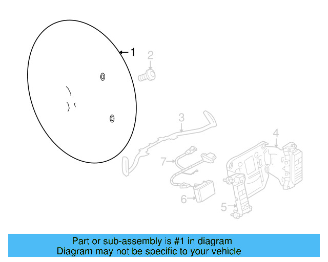 Steering Wheel 3D0-419-091-T-7B4 - View 5