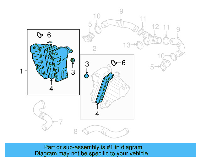 Air Cleaner Assembly 7L6-129-607-B - View 2