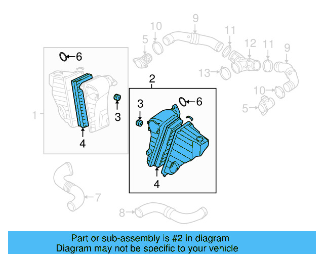 Air Cleaner Assembly 7L6-128-607-AC - View 6