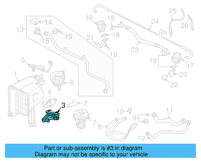 Air Cleaner Assembly Mount Kit 7L0-198-129-A