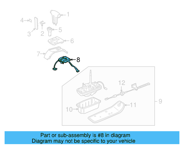 Shift Plate 3D0-713-633-A - View 4
