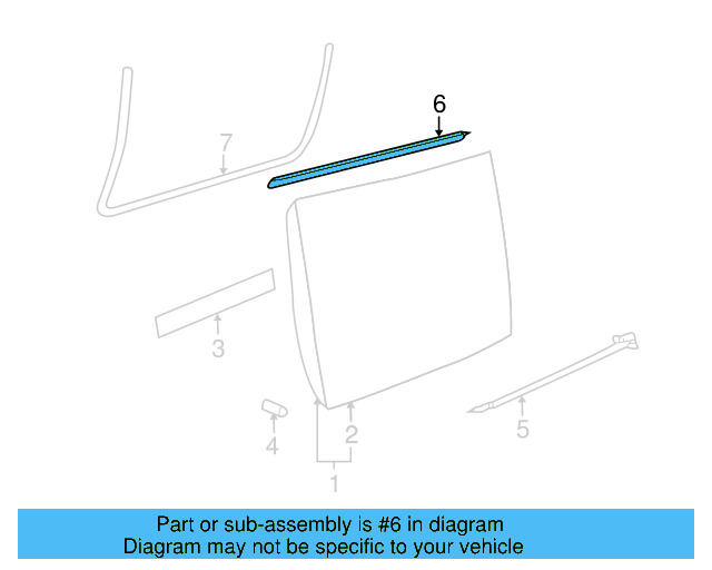 Belt Weather 1Y0-853-956-B-99X - View 5