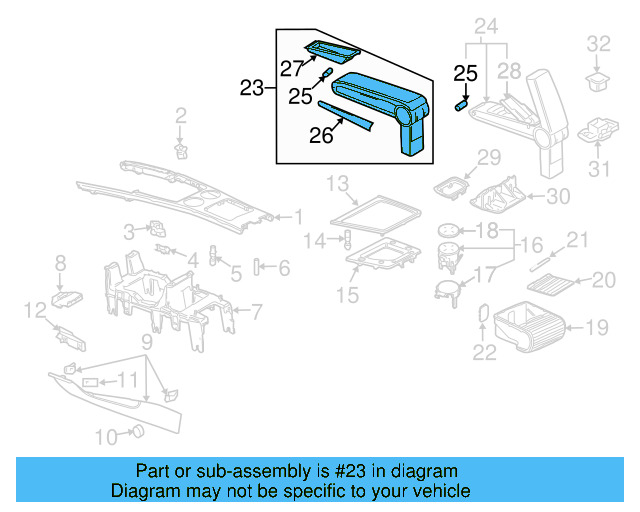 Armrest Door 3D0-864-209-E-4L5 - View 5
