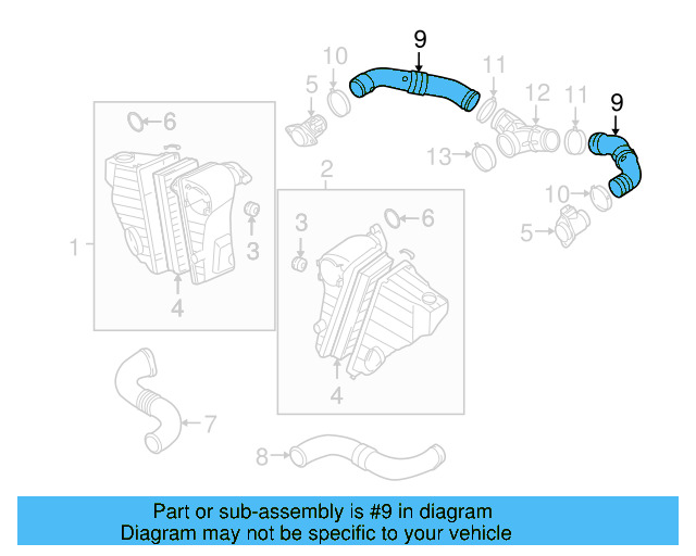 Air Pipe 7L6-129-609-A - View 4