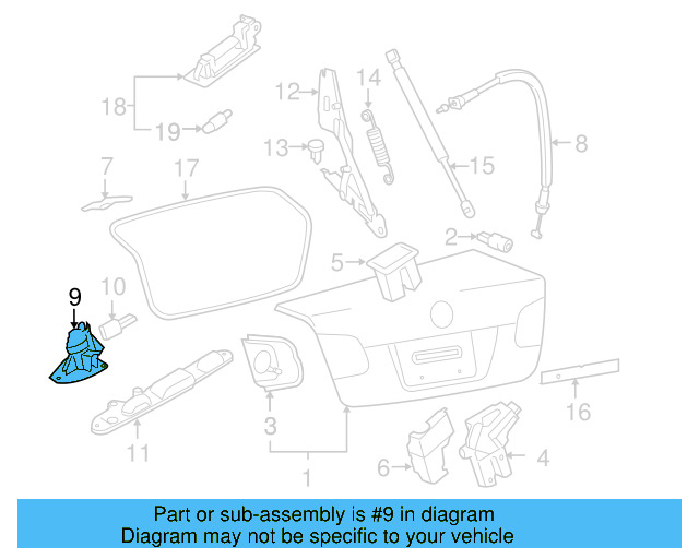 Lock Cylinder Assembly 107-827-469-FF - View 6