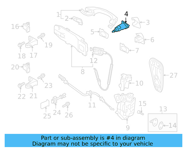 Lock Cylinder 107-837-167-FT - View 2