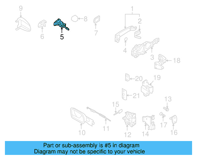 Lock Cylinder 107-837-167-GH - View 3