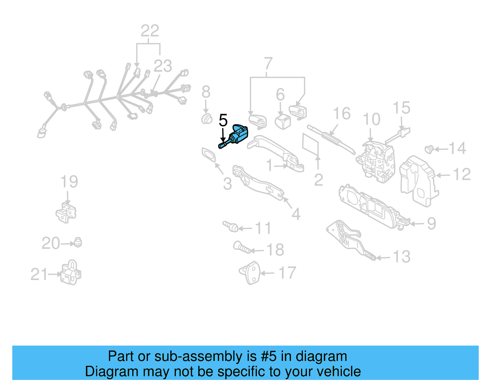 Lock Cylinder 107-837-167-ND - View 2