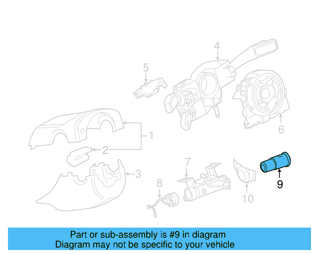 Ignition Lock Cylinder 107-905-855-CF - View 22